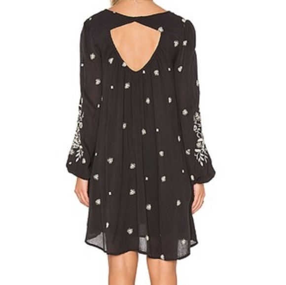 Free People "Sweet Tennessee" Embroider Mini Dress. - Picture 4 of 14